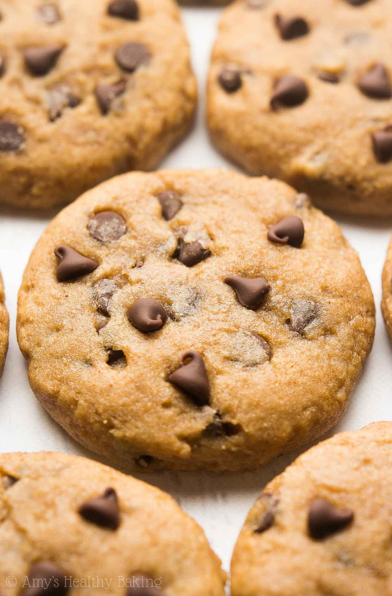 banana applesauce chocolate chip cookies