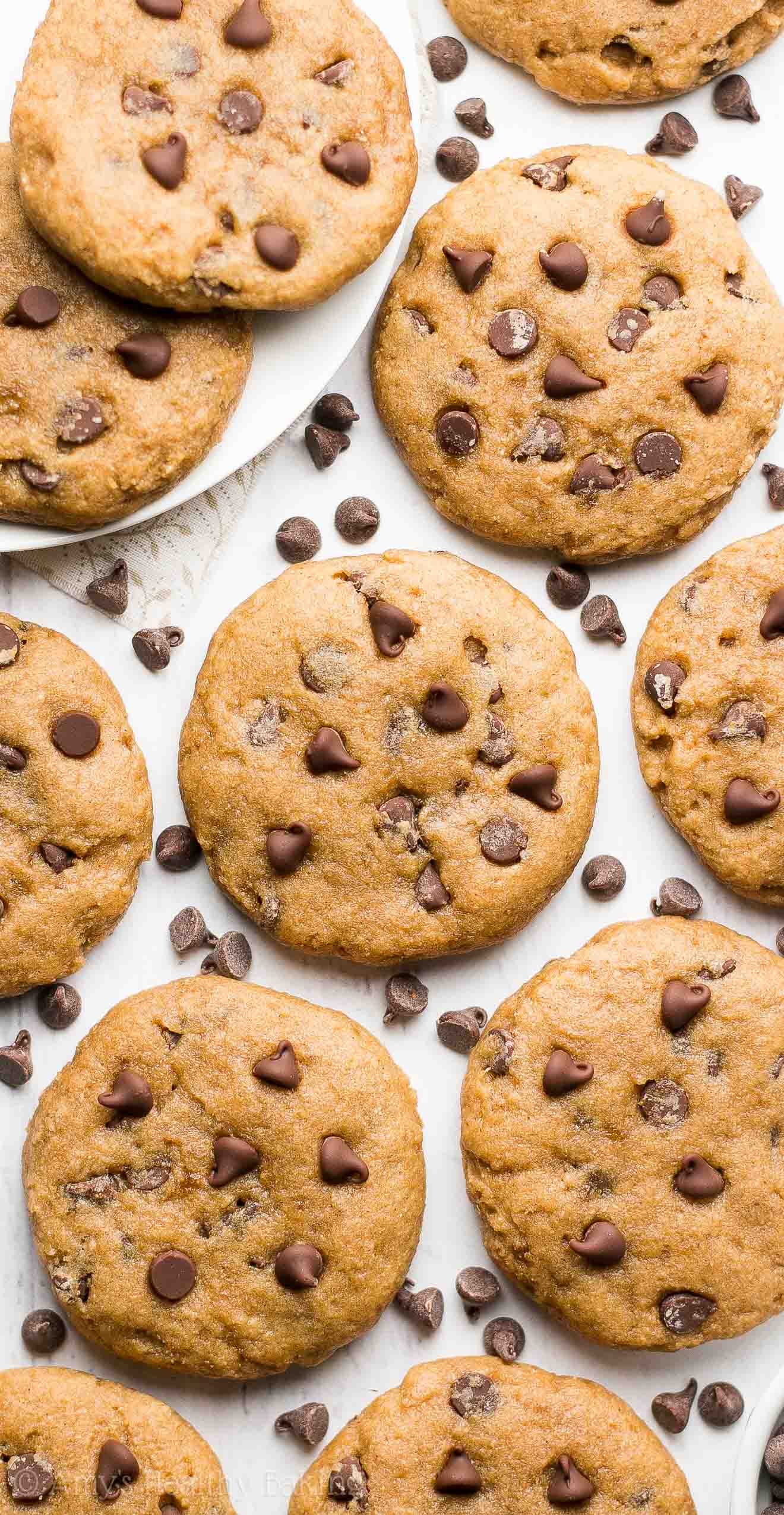 Healthy Banana Chocolate Chip Cookies Recipe Video Amy S