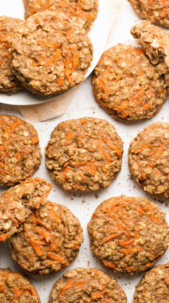 Healthy Carrot Cake Oatmeal Breakfast Cookies Amy's Healthy Baking