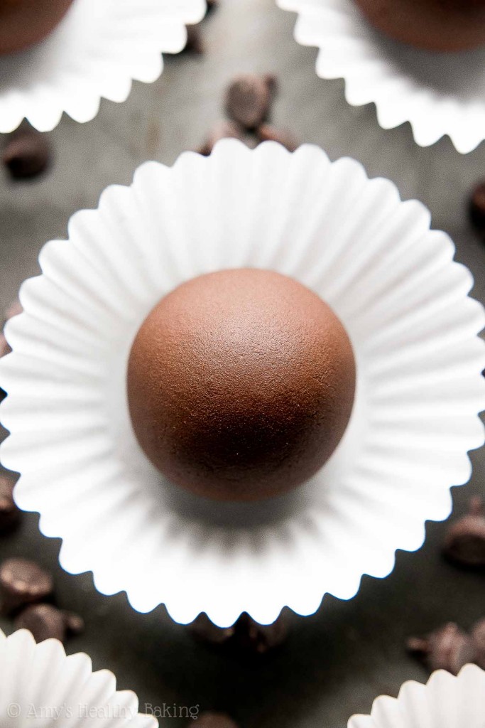 Healthy Dark Chocolate Mocha Truffles Amy's Healthy Baking