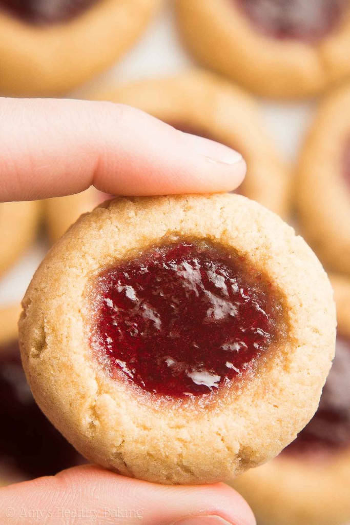 Healthy Thumbprint Cookies {With a StepByStep Recipe Video!} Amy's