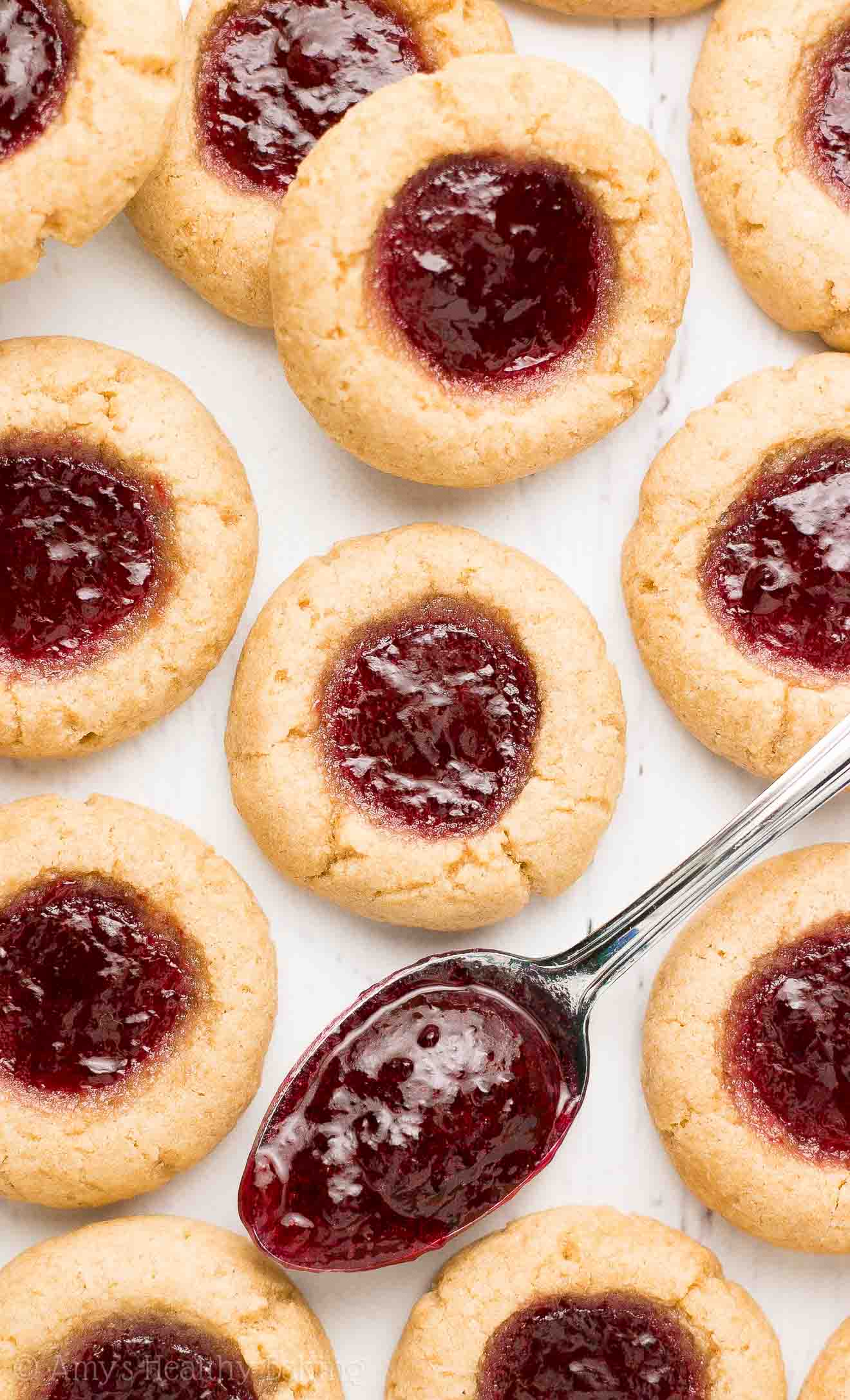 Healthy Thumbprint Cookies {With a StepByStep Recipe Video!} Amy's