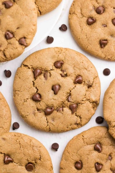 Healthy Coffee Chocolate Chip Cookies