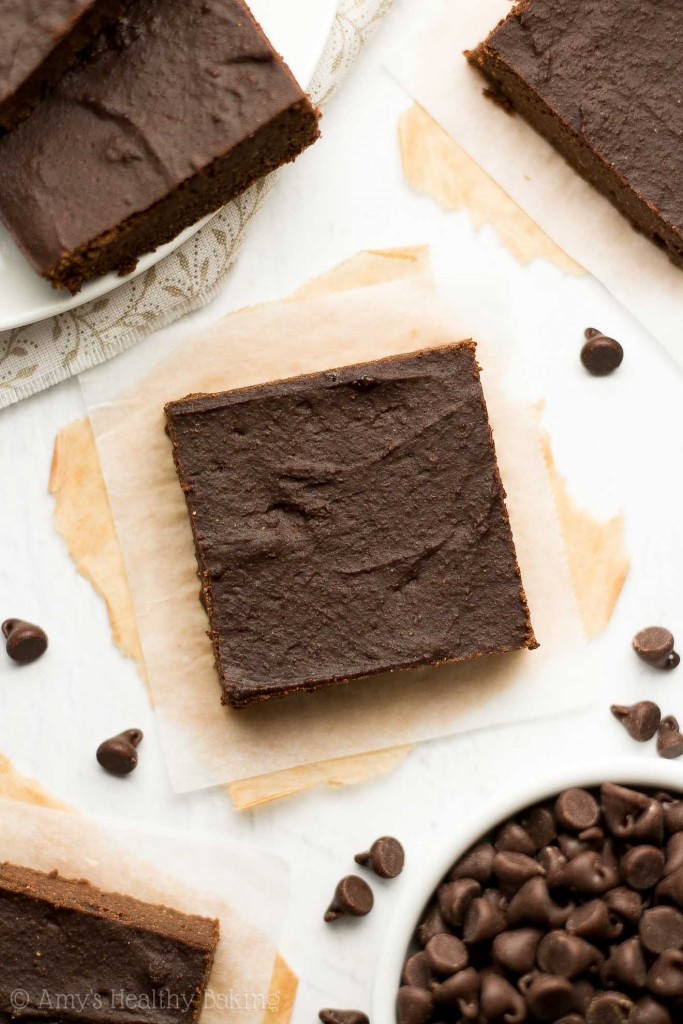 Healthy Small Batch Fudgy Dark Chocolate Brownies Amy's Healthy Baking