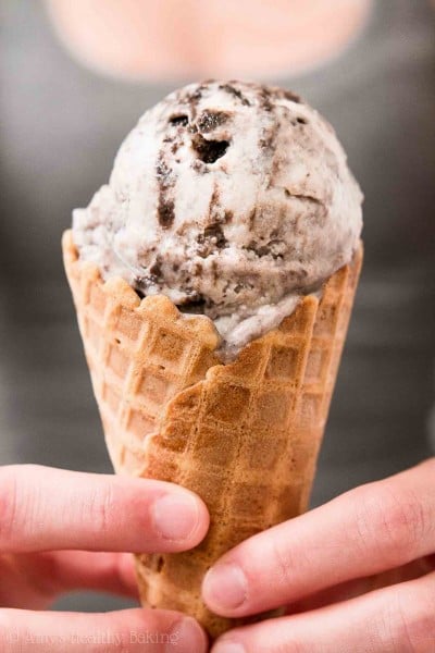 Healthier Cookies ‘n Cream Ice Cream