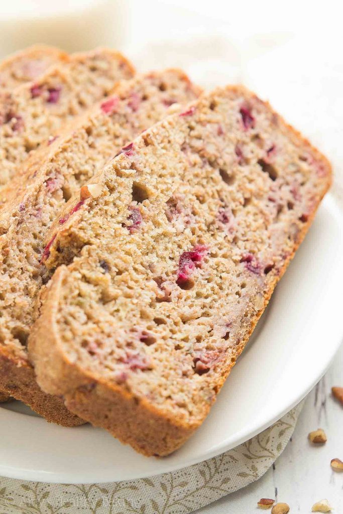 Healthy Cranberry Pecan Banana Bread Amy's Healthy Baking