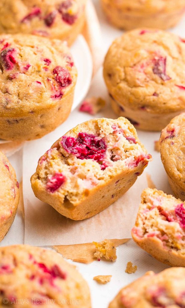The Ultimate Healthy Cranberry Orange Muffins Amy's Healthy Baking