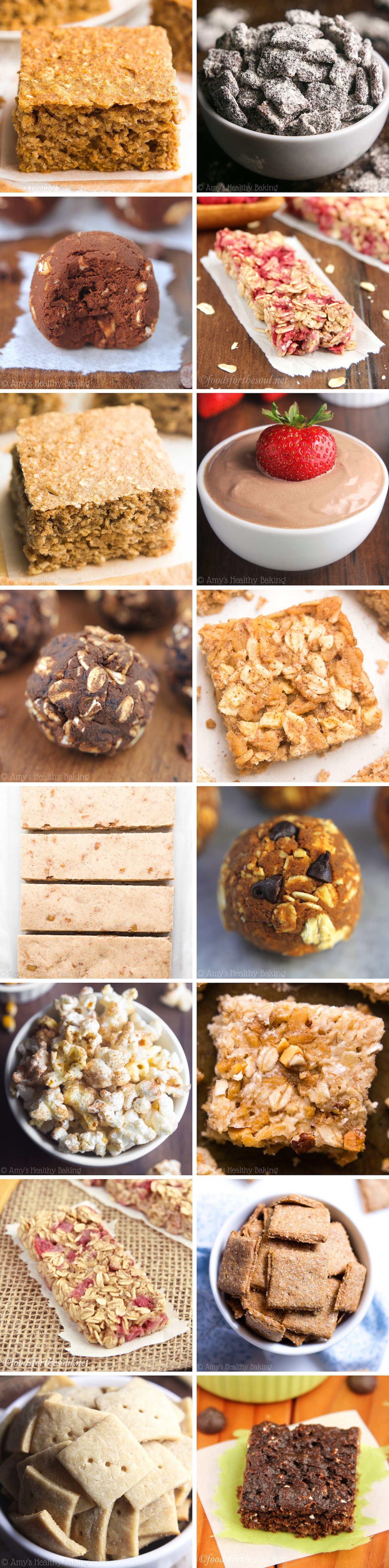 40 Easy & Healthy Snack Recipes | Amy's Healthy Baking