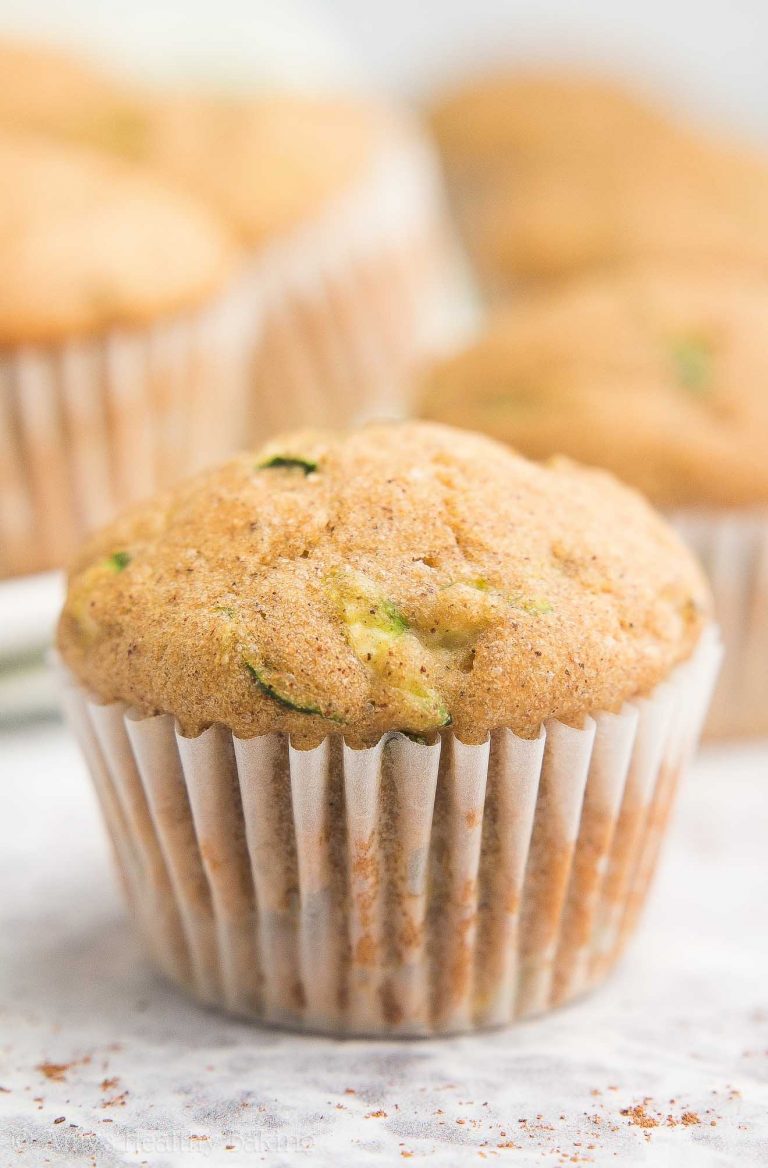 Healthy Eggnog Zucchini Mini Muffins Amy's Healthy Baking