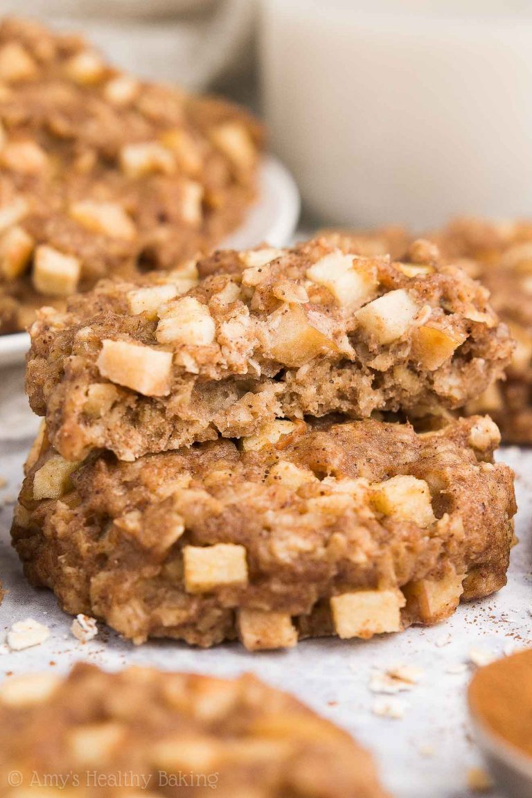 Healthy Apple Pie Oatmeal Breakfast Cookies Amy's Healthy Baking