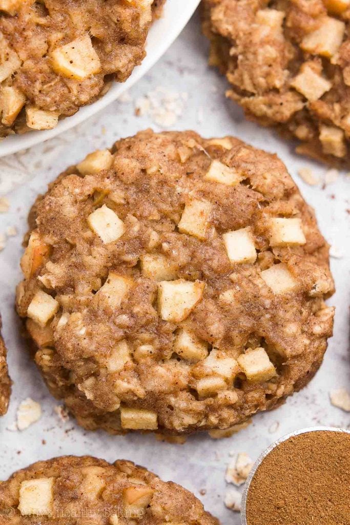 Healthy Apple Pie Oatmeal Breakfast Cookies | Amy's Healthy Baking