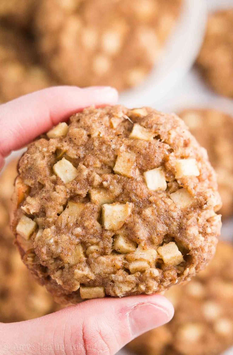 Healthy Apple Pie Oatmeal Breakfast Cookies Amy's Healthy Baking