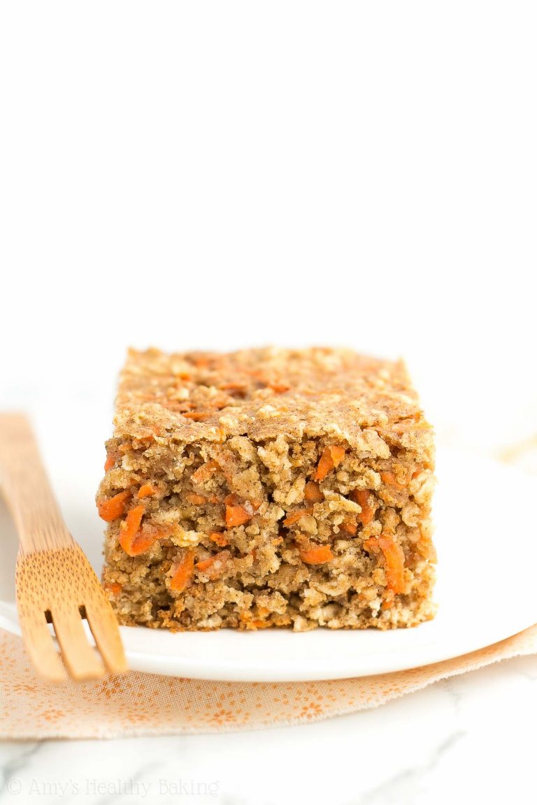 Healthy Carrot Cake Oatmeal Snack Cake Amy's Healthy Baking