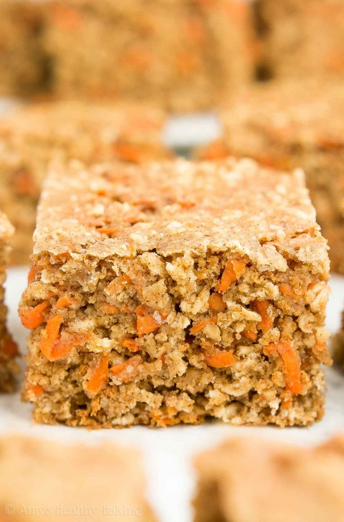 Healthy Carrot Cake Oatmeal Snack Cake Amy's Healthy Baking