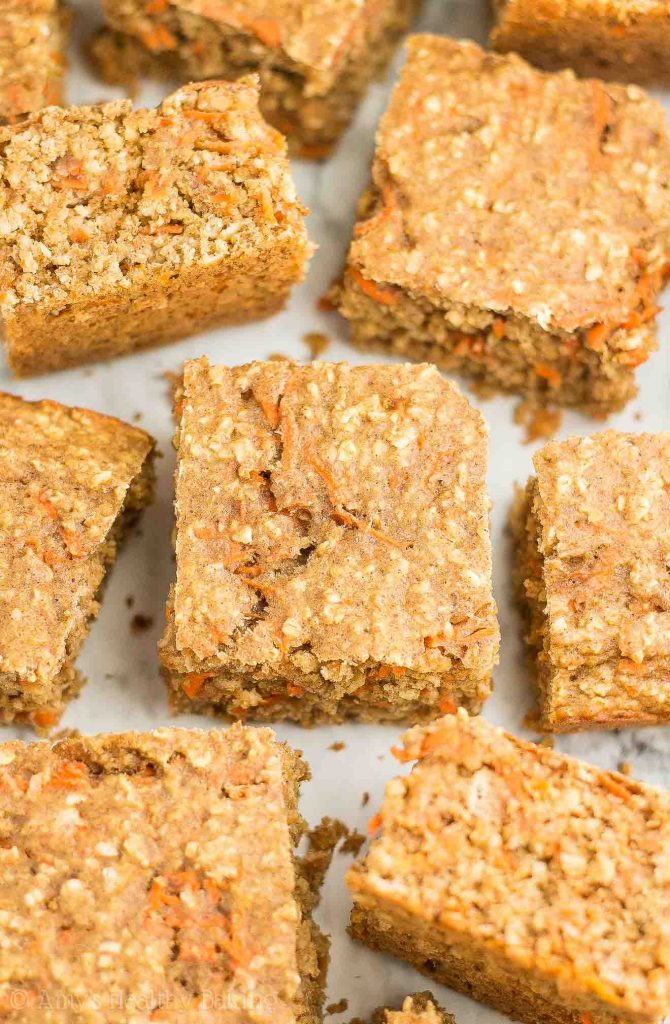 carrot cake oatmeal snack