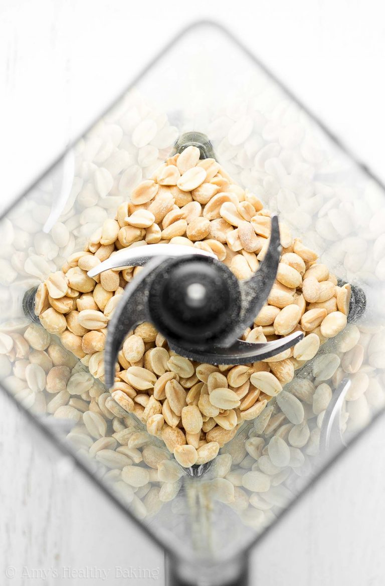 Healthy Easy Blender Crunchy Peanut Butter Amy's Healthy Baking