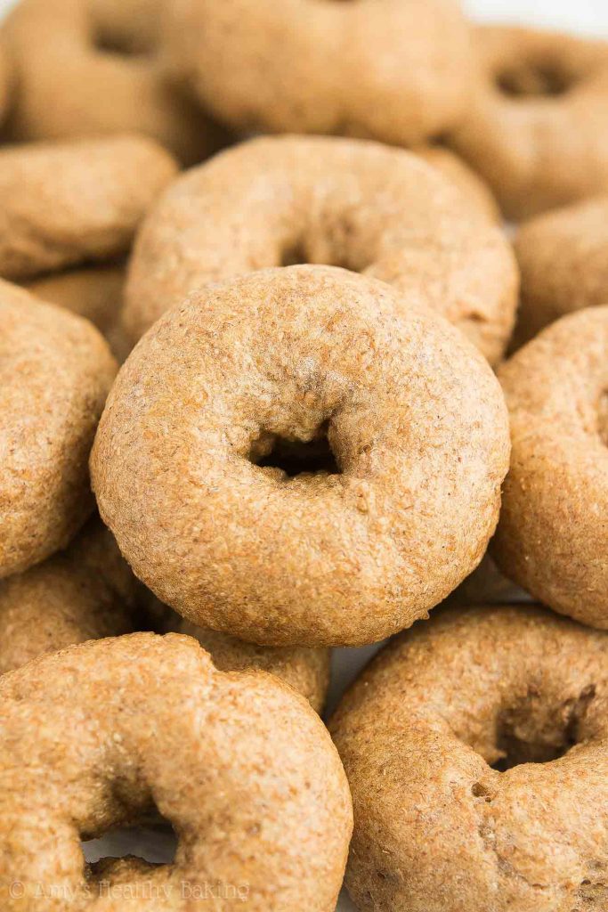Healthy Mini Whole Wheat Bagels Amy's Healthy Baking