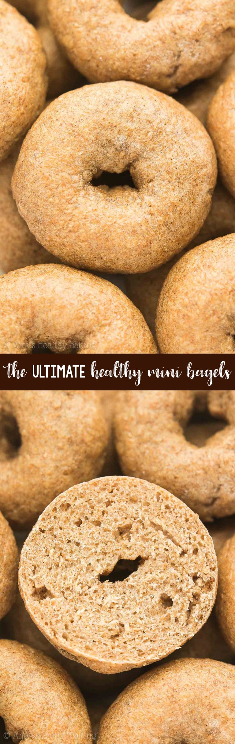 Healthy Mini Whole Wheat Bagels Amy's Healthy Baking