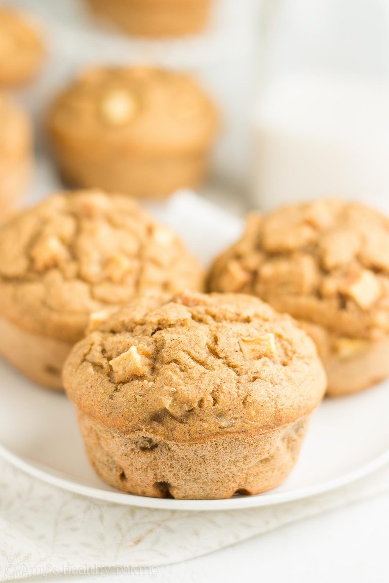 Healthy Apple Banana Muffins Amy's Healthy Baking