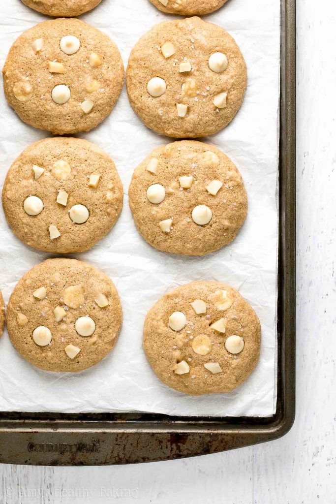 The Ultimate Healthy White Chocolate Macadamia Nut Cookies Amy's Healthy Baking