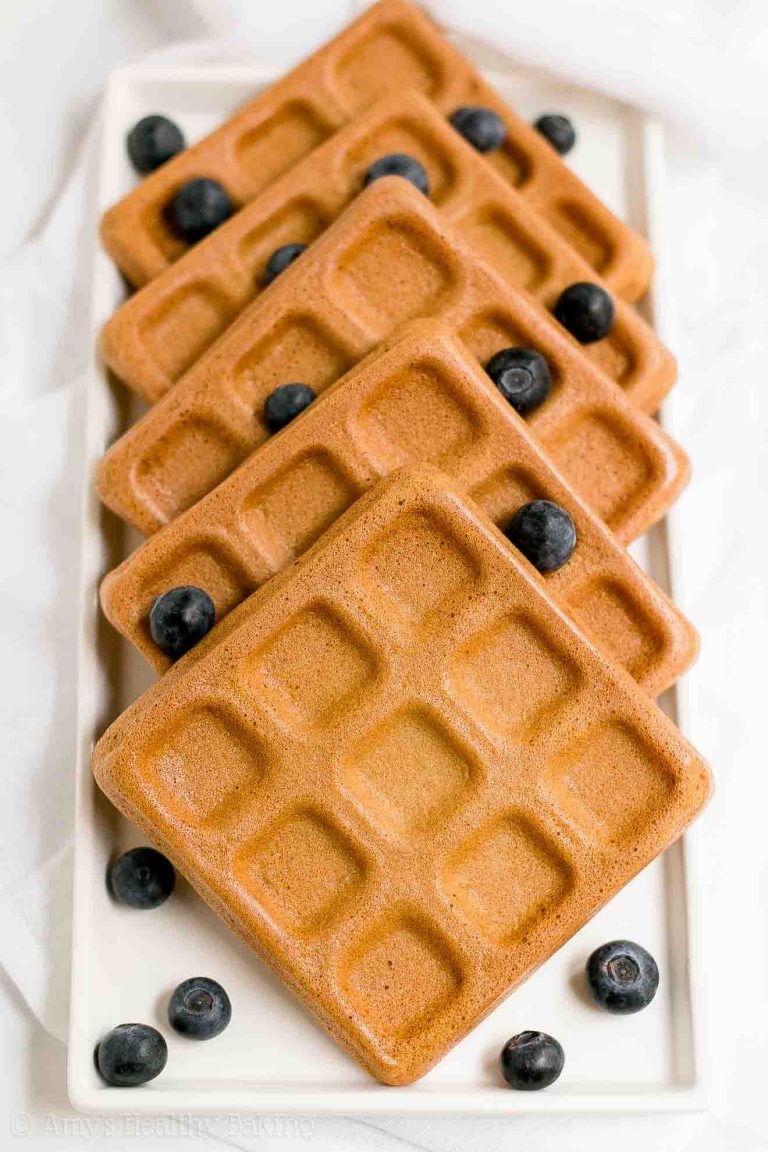 The Ultimate Healthy Buttermilk Waffles (Baked or Waffle Iron!) Amy's
