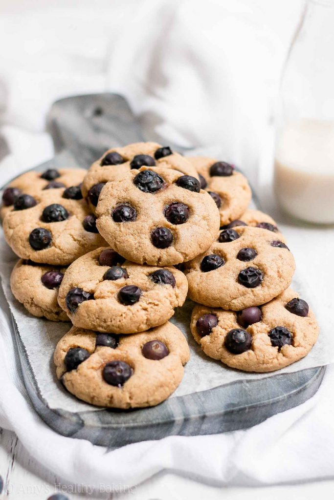 Healthy Blueberry Cookies Amy's Healthy Baking