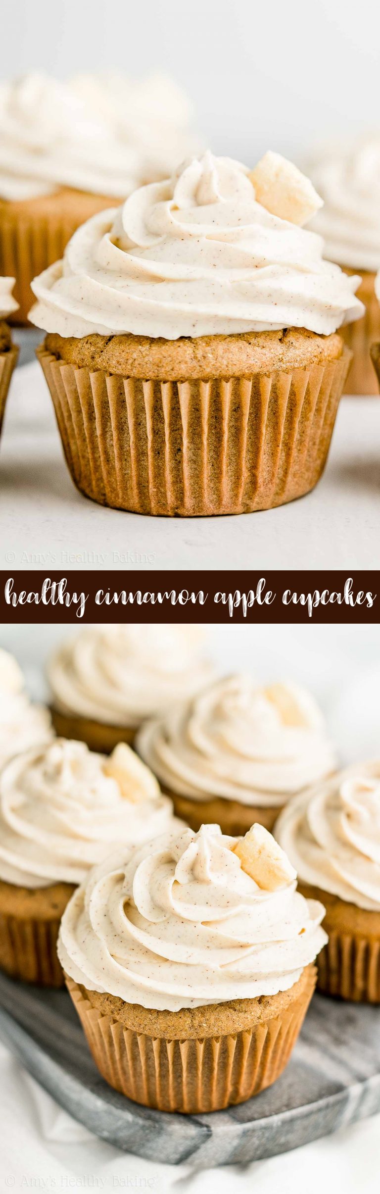 Healthy Cinnamon Apple Cupcakes Amy's Healthy Baking