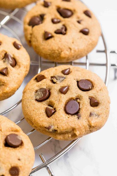 Healthy Honey Chocolate Chip Cookies