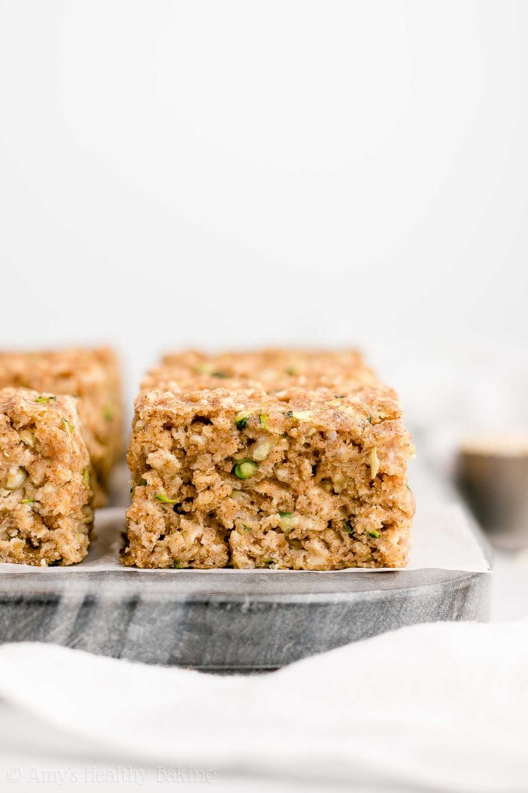 Healthy Zucchini Oatmeal Snack Cake Amy's Healthy Baking