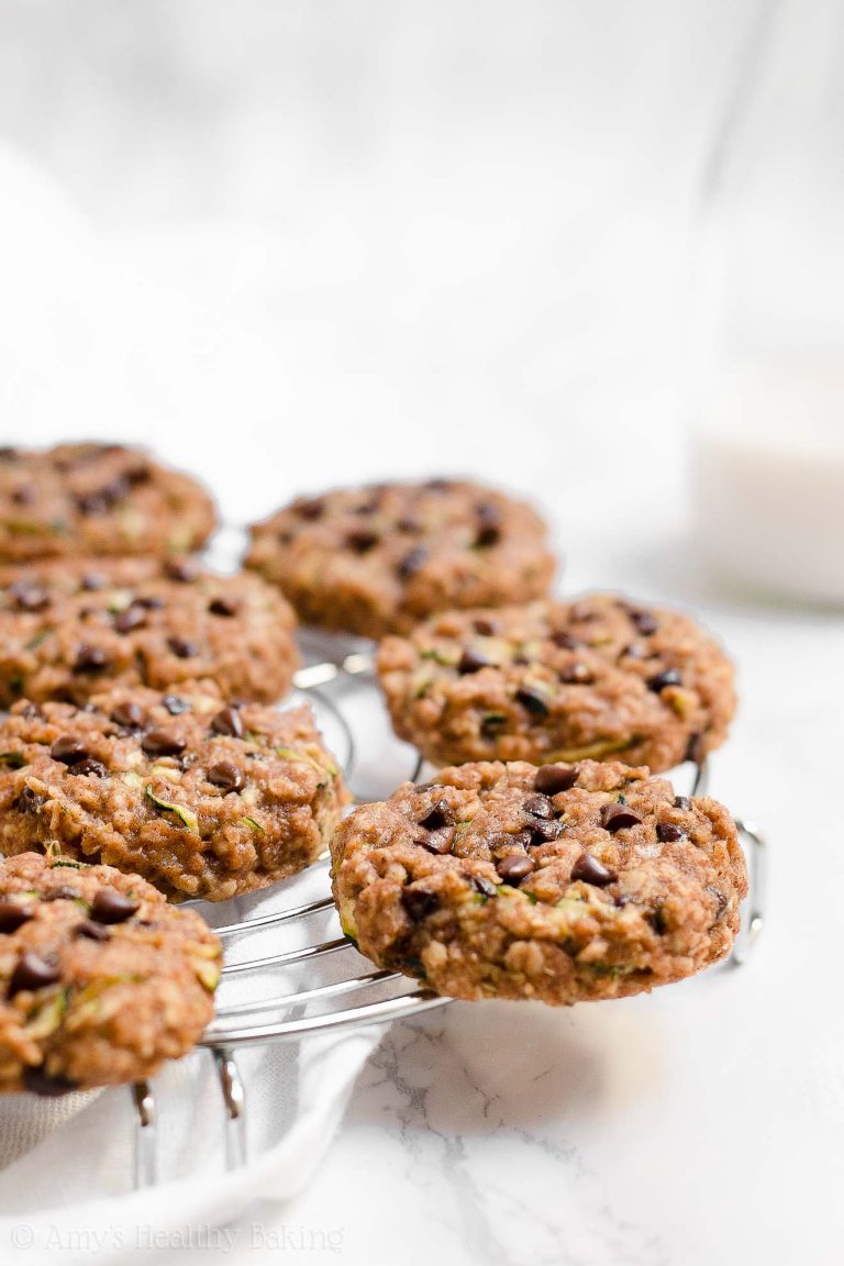 Healthy Chocolate Chip Zucchini Oatmeal Breakfast Cookies Amy's