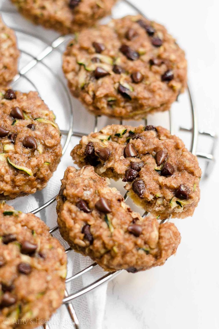 Healthy Chocolate Chip Zucchini Oatmeal Breakfast Cookies Amy's