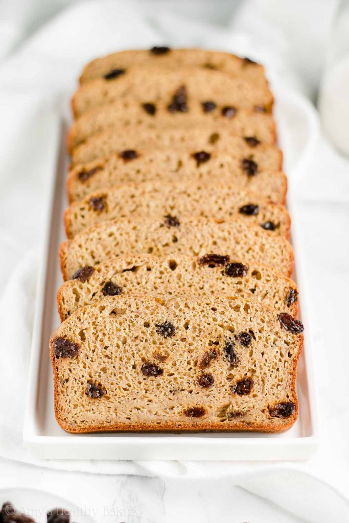 Healthy Cinnamon Raisin Banana Bread Amy's Healthy Baking