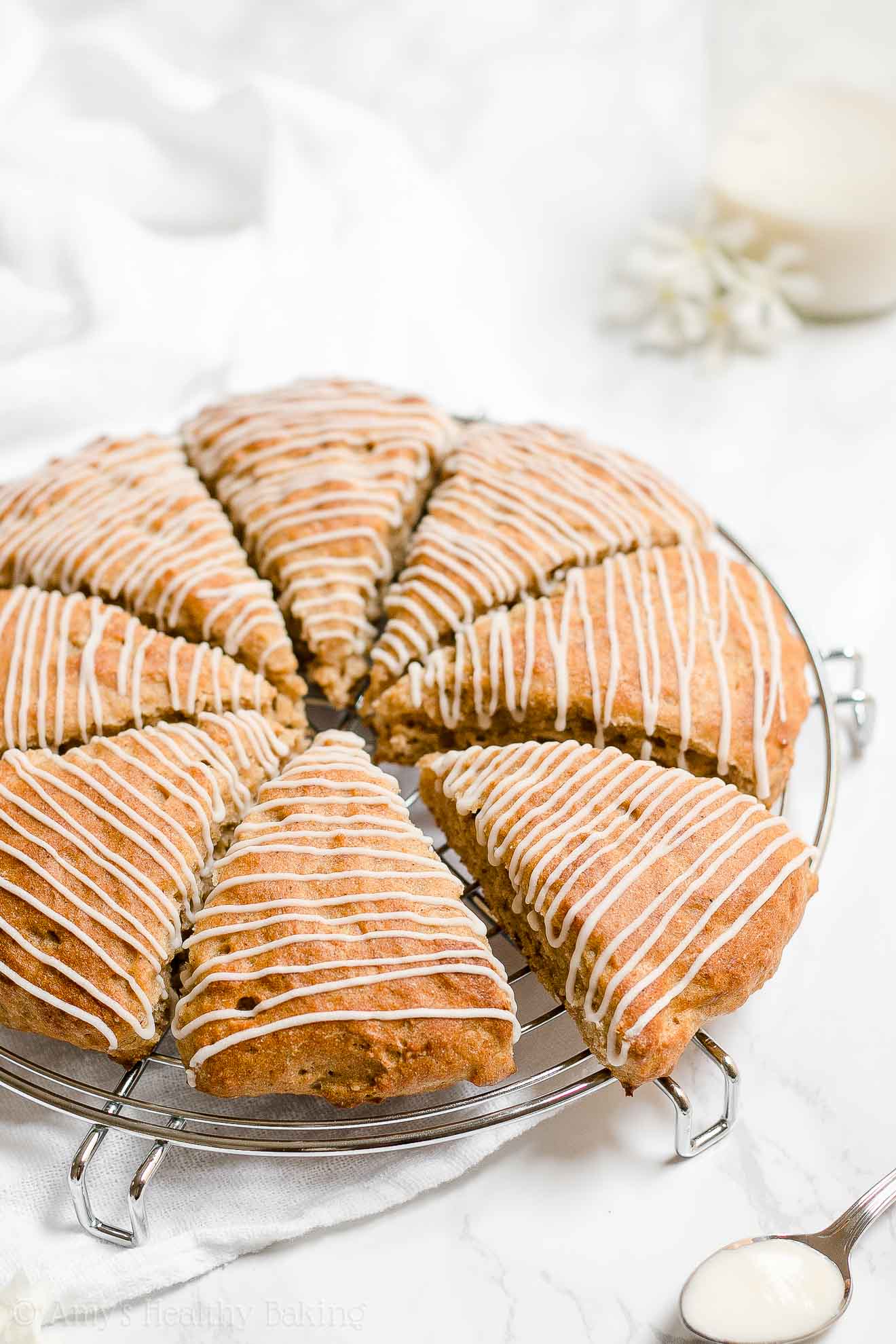 Healthy Banana Buttermilk Scones Amy's Healthy Baking