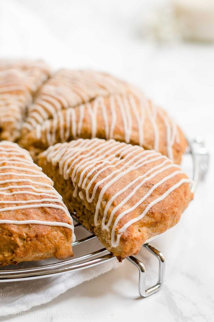 Healthy Banana Buttermilk Scones Amy's Healthy Baking