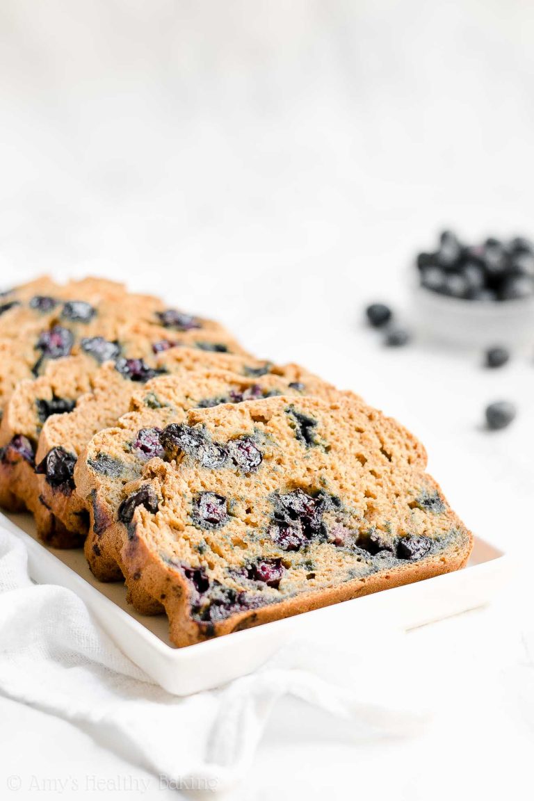 Healthy Blueberry Oatmeal Breakfast Quick Bread Amy's Healthy Baking