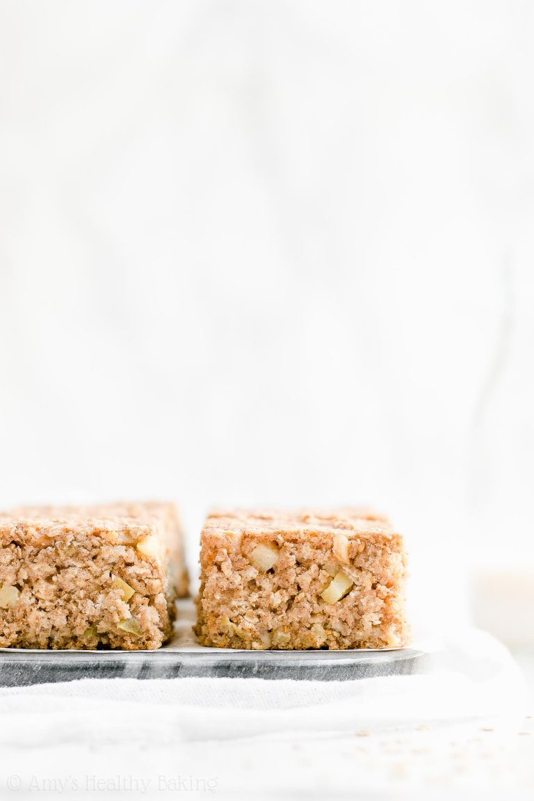 Healthy Cinnamon Apple Oatmeal Snack Cake Amy's Healthy Baking