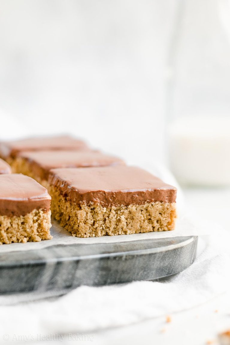 Peanut Butter Cookie Bars with Chocolate Frosting Amy's Healthy Baking