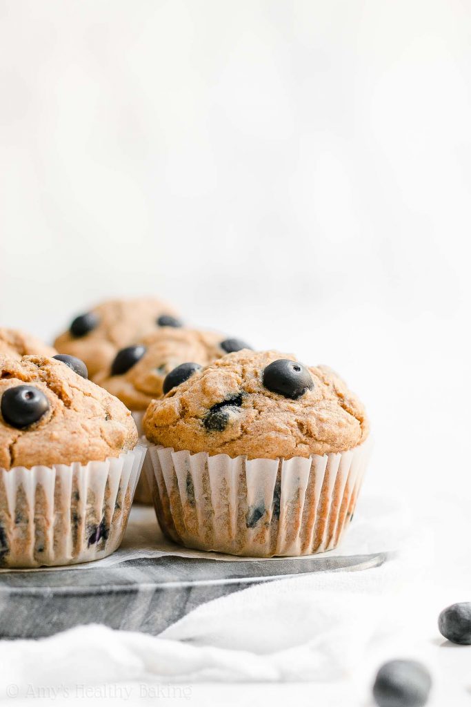 Healthy Blueberry Oatmeal Muffins Amy's Healthy Baking