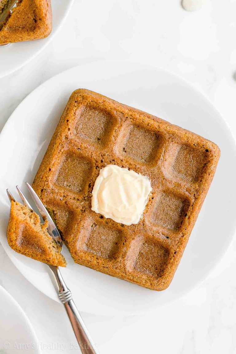 Healthy Pumpkin Waffles Amy's Healthy Baking