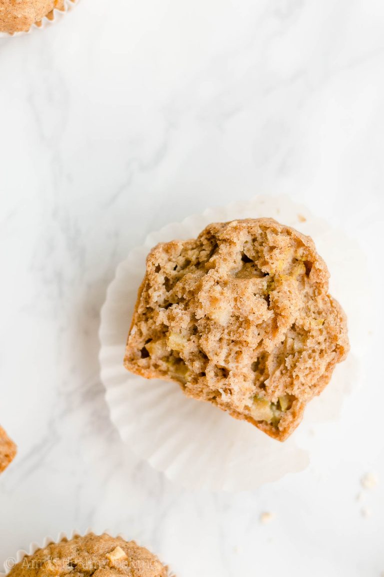 Healthy Cinnamon Apple Oatmeal Muffins Amy's Healthy Baking