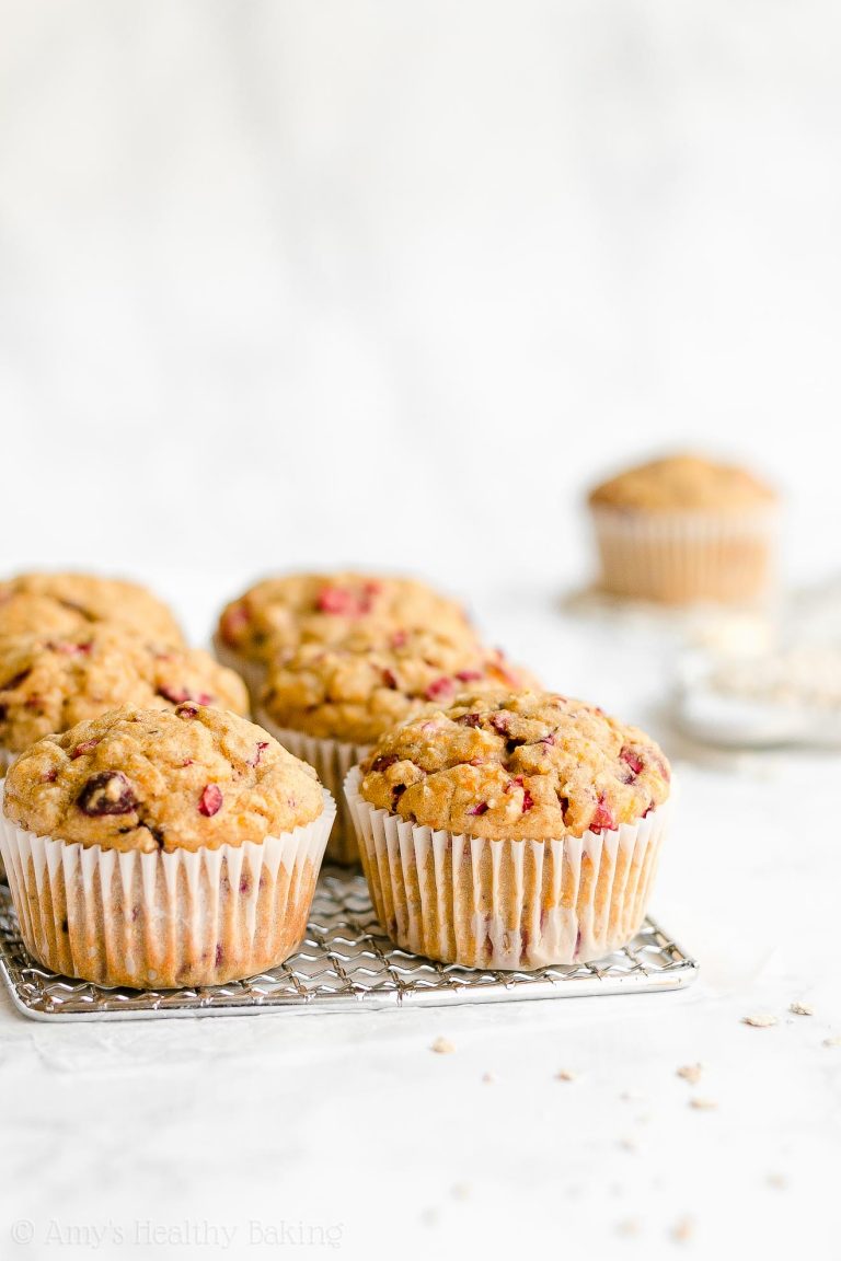 Healthy Cranberry Orange Oatmeal Muffins Amy's Healthy Baking