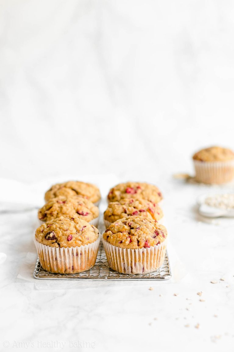 Healthy Cranberry Orange Oatmeal Muffins Amy's Healthy Baking