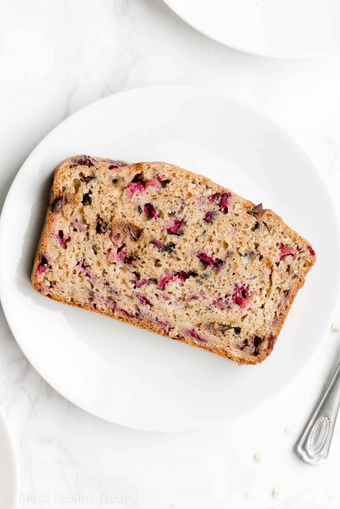 Healthy Cranberry Chocolate Chip Oatmeal Breakfast Quick Bread Amy's