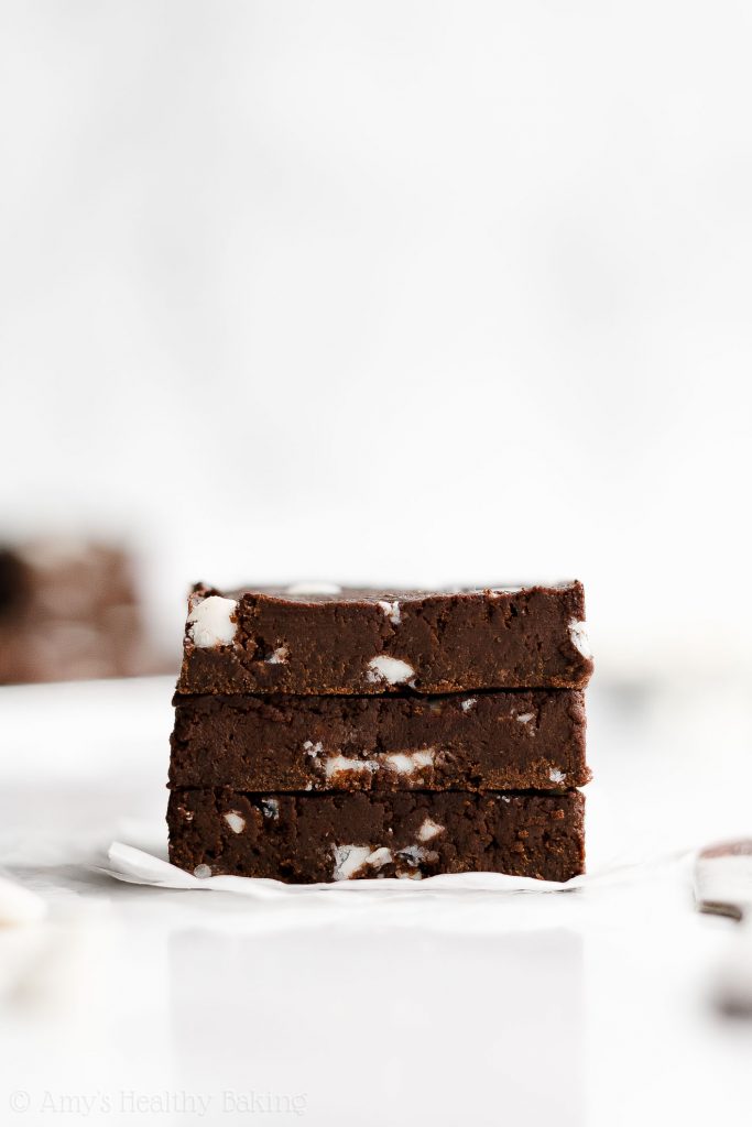 Healthy Fudgy White Chocolate Chip Brownies Amy's Healthy Baking