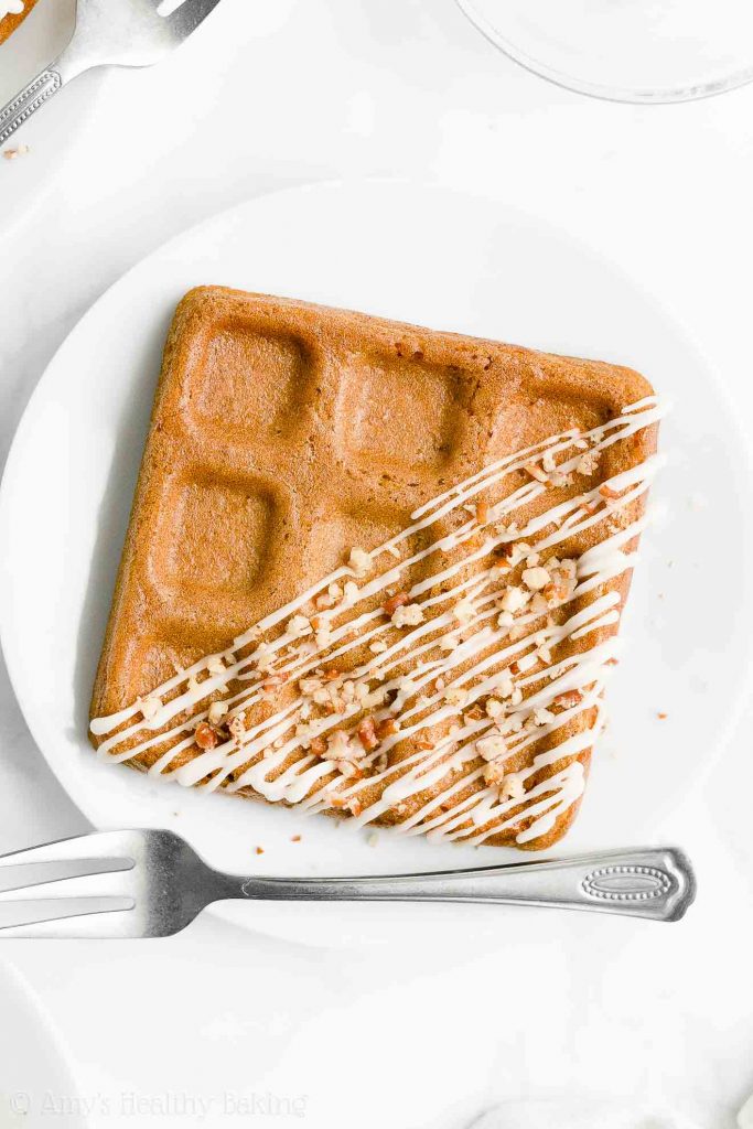 Healthy Carrot Cake Waffles Amy's Healthy Baking