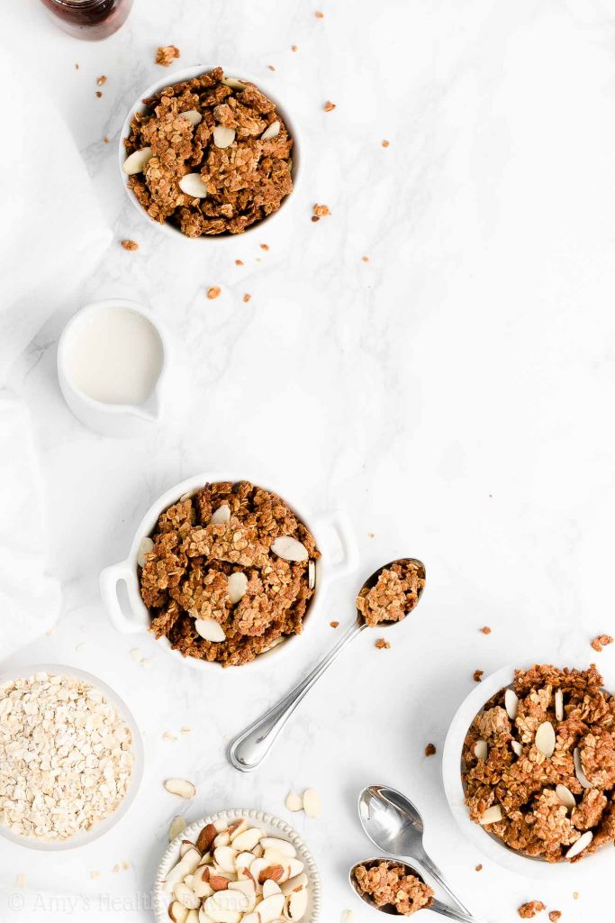 Healthy Almond Butter Granola Amy's Healthy Baking