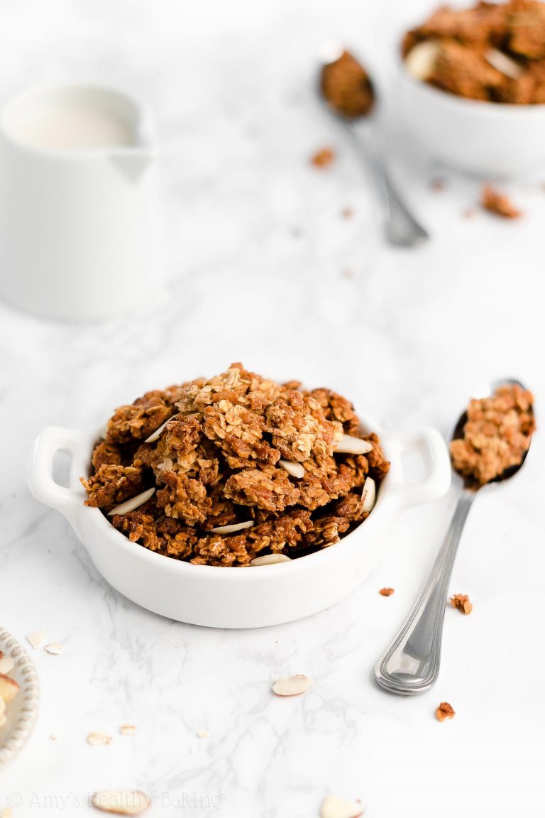 Healthy Almond Butter Granola Amy's Healthy Baking