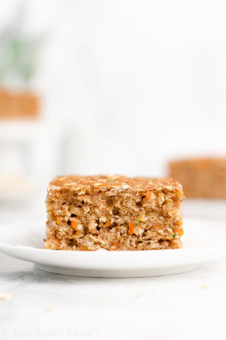 Healthy Carrot Zucchini Oatmeal Snack Cake Amy's Healthy Baking