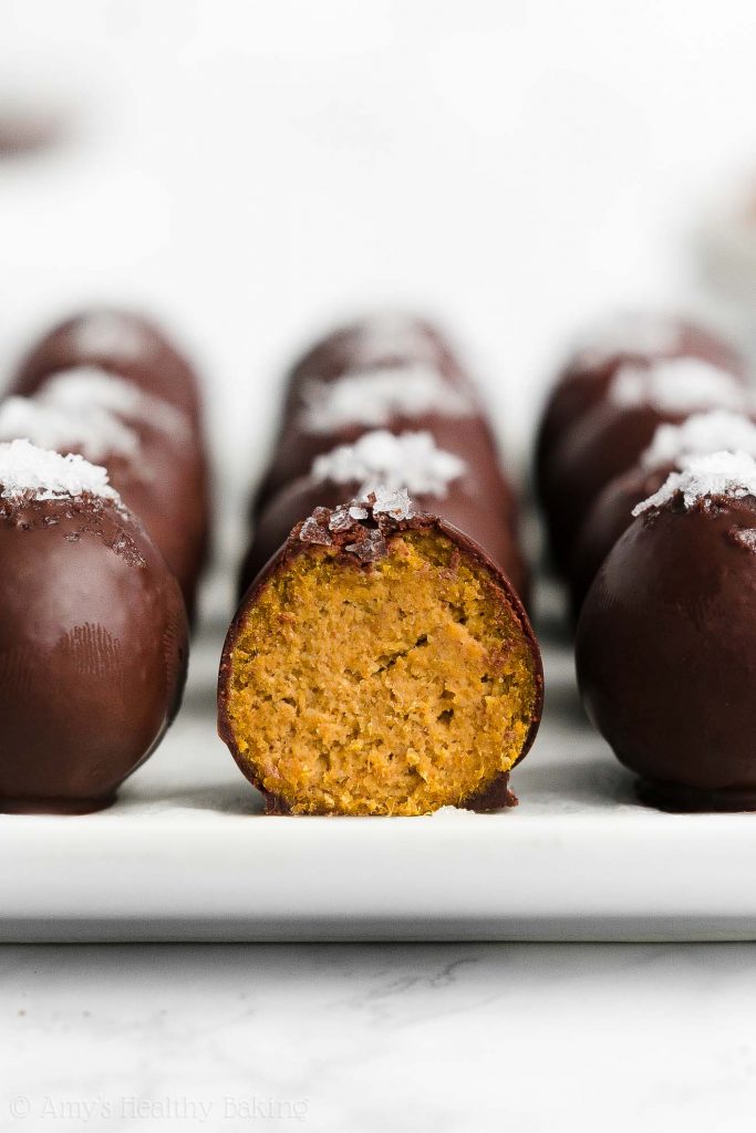 Healthy Pumpkin Truffles