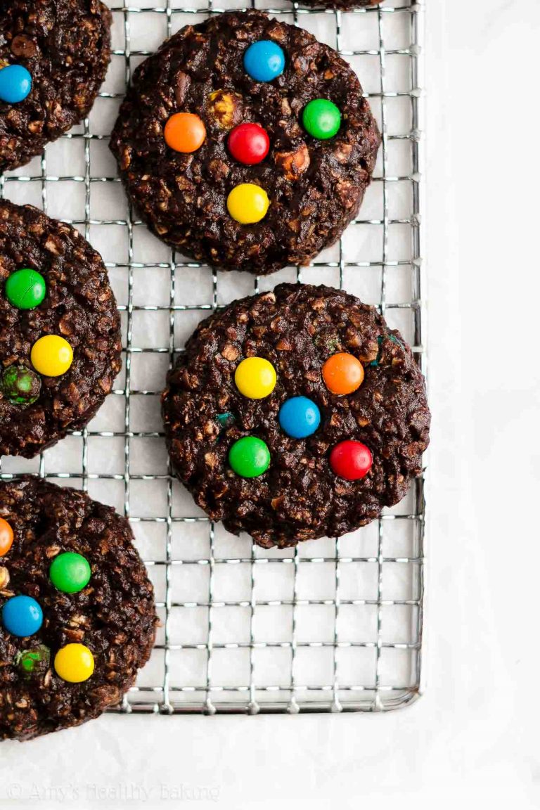 Healthy Flourless Chocolate Monster Cookies Amy's Healthy Baking